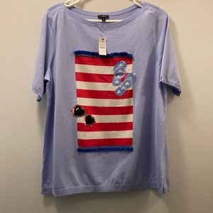 Talbots short sleeve sweater